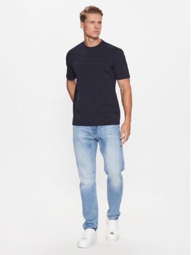 Guess T-Shirt Z2YI11 J1314 Granatowy Regular Fit