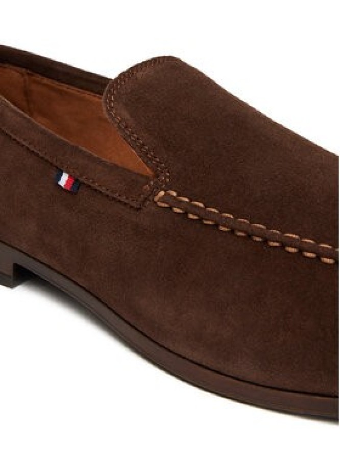 Tommy Hilfiger Mokasyny Hilfiger Flexible Suede Loafer FM0FM05496 Brązowy