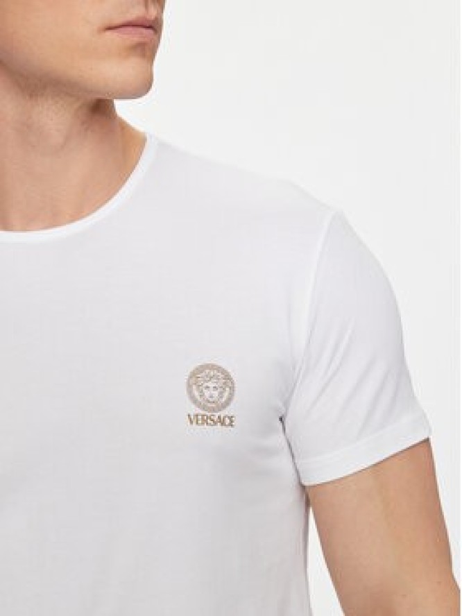 Versace Komplet t-shirtów AU10193 Kolorowy Slim Fit