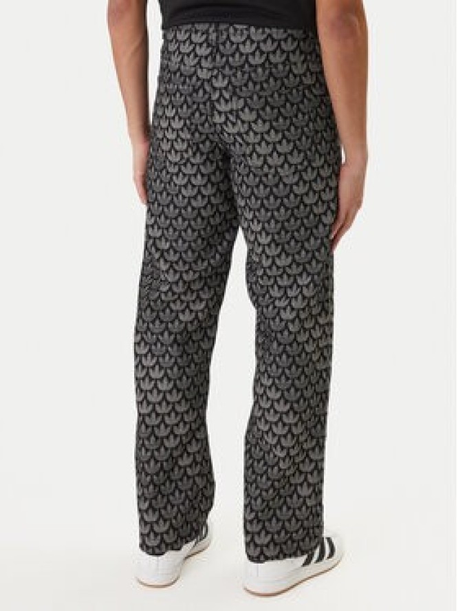 adidas Jeansy Monogram KC6380 Szary Loose Fit