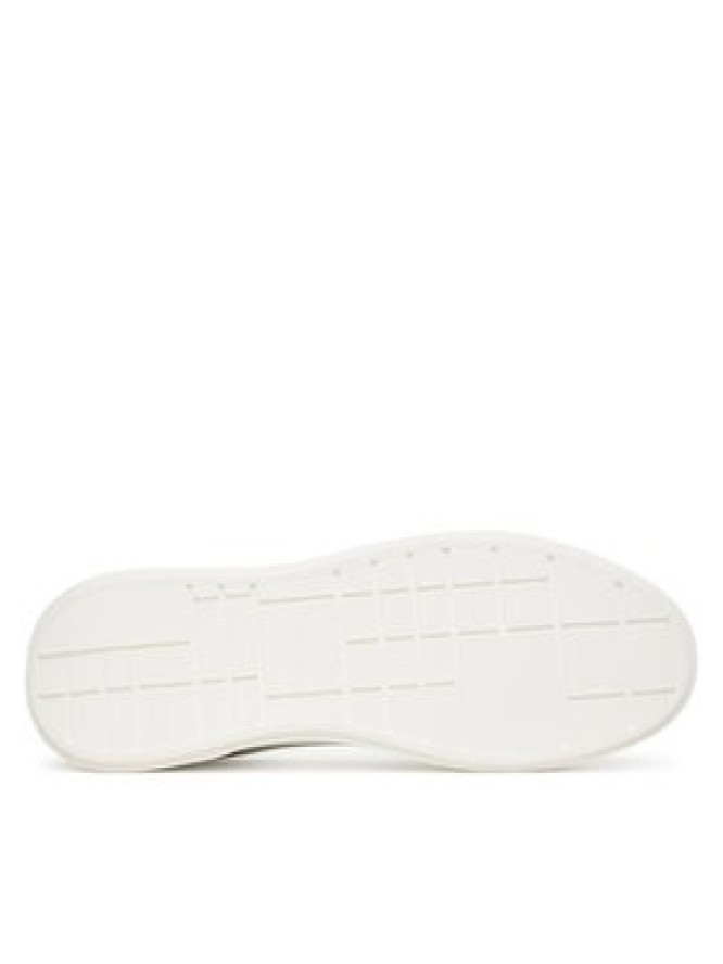 Calvin Klein Sneakersy Chunky Cupsole Lace Up Lth Pinch YM0YM01454 Biały