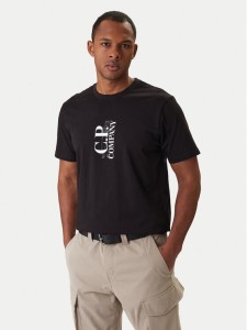 C.P. Company T-Shirt 20CMTS084A005100W Czarny Regular Fit