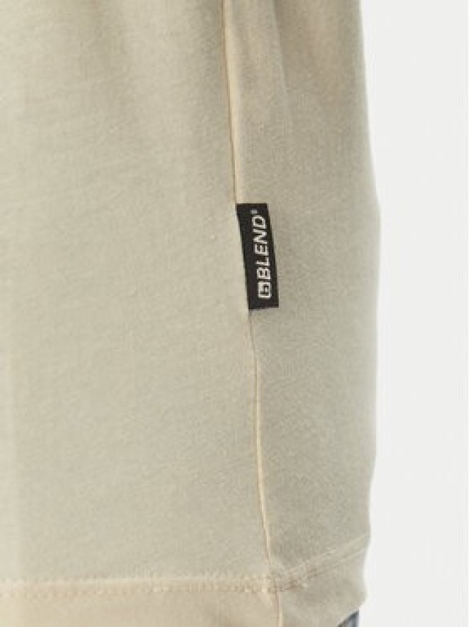 Blend T-Shirt 20718263 Beżowy Regular Fit