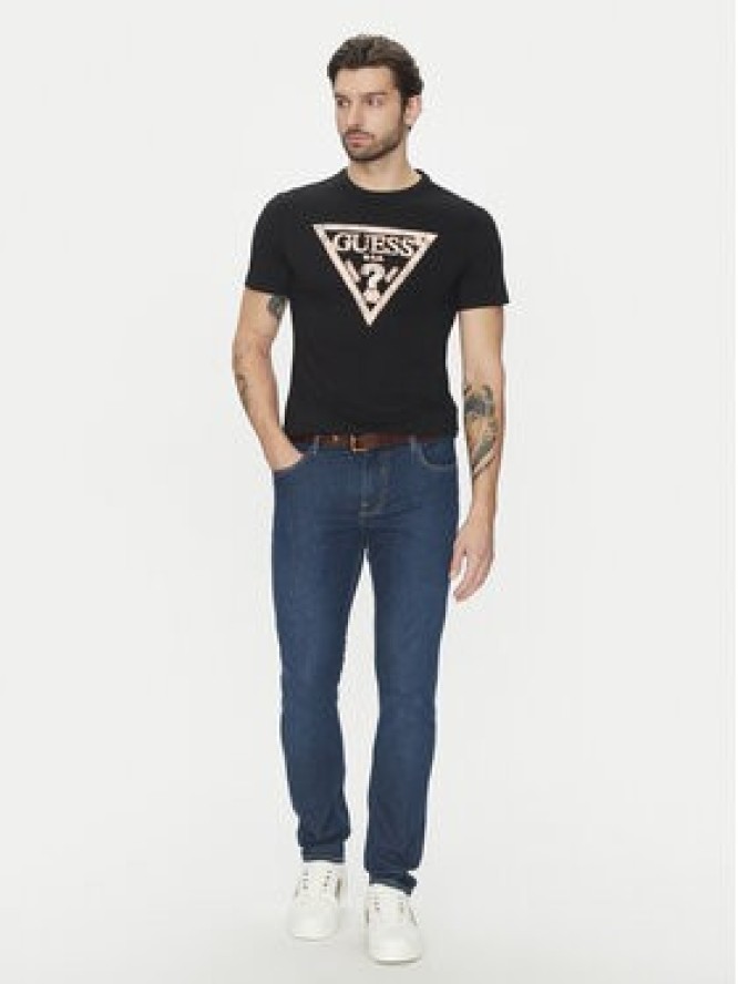 Guess T-Shirt M5GI06I3Z14 Czarny Regular Fit