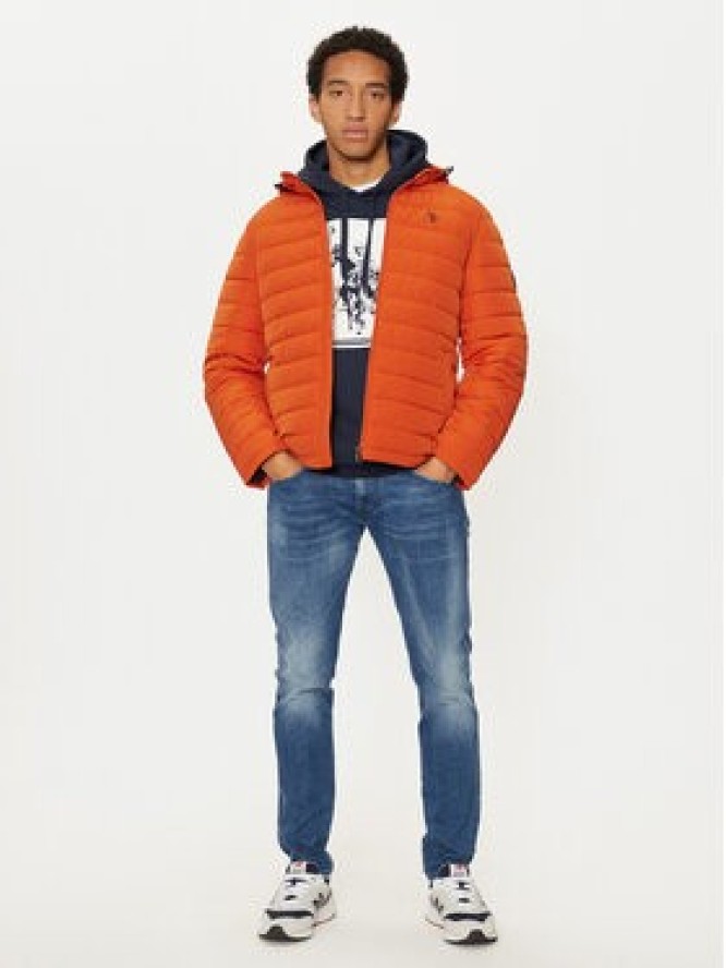 U.S. Polo Assn. Kurtka zimowa MUP3600 Pomarańczowy Regular Fit