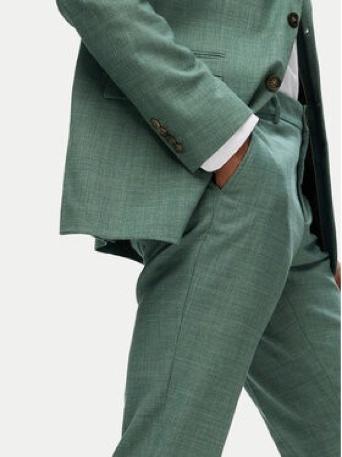 Selected Homme Spodnie garniturowe 16087871 Zielony Slim Fit