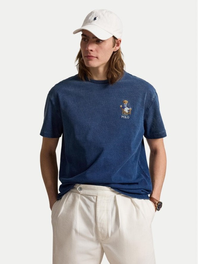 Polo Ralph Lauren T-Shirt 710B18560001 Granatowy Classic Fit