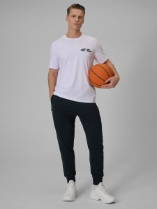 4F Spodnie dresowe joggery męskie - granatowe XL