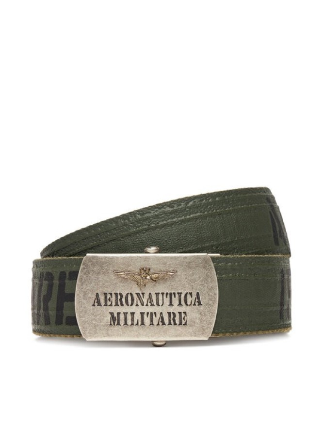Aeronautica Militare Pasek Męski 252CI0317UCT03585 Zielony