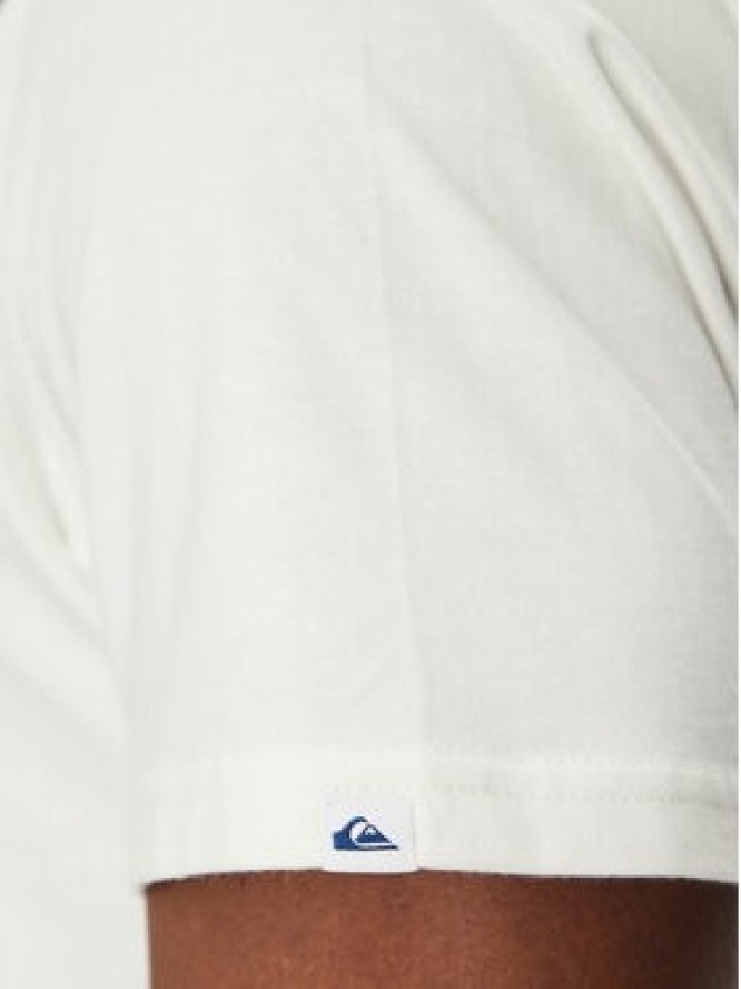 Quiksilver T-Shirt EQYZT08040 Biały Regular Fit