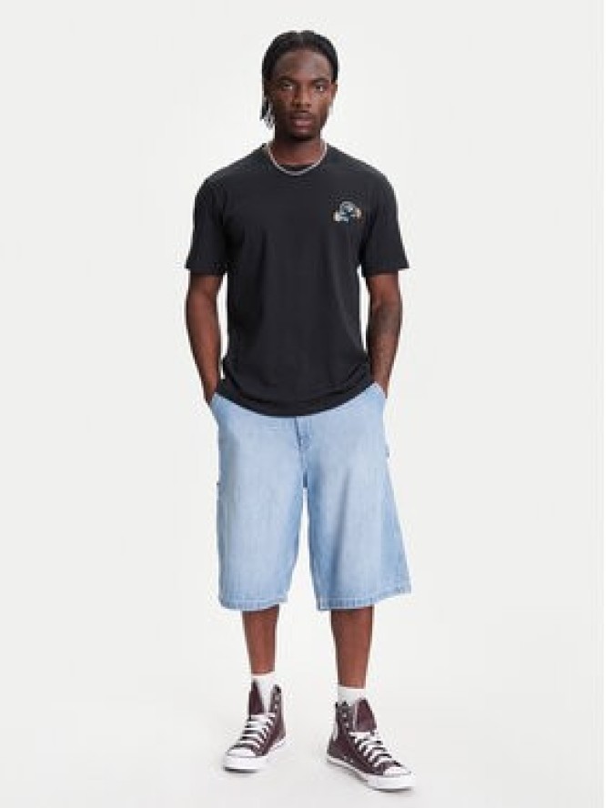 Converse T-Shirt Desert Sunset 10027713-A01 Czarny Regular Fit