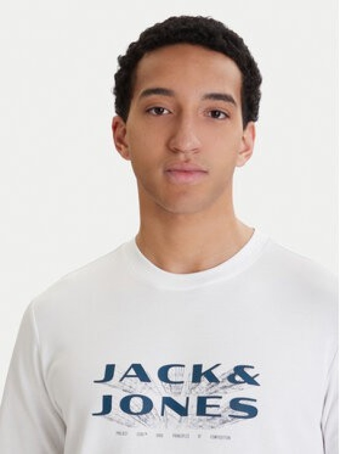 Jack & Jones T-Shirt Fusion 12289880 Biały Regular Fit