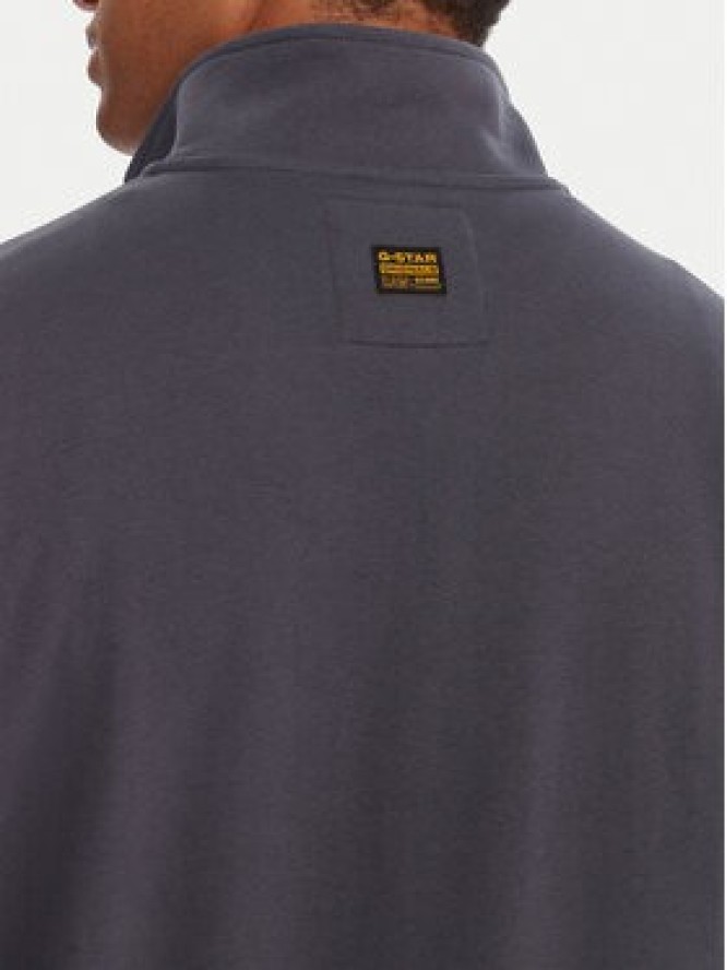 G-Star Raw Bluza Nifous Half Zip D26305-D566 Granatowy Regular Fit