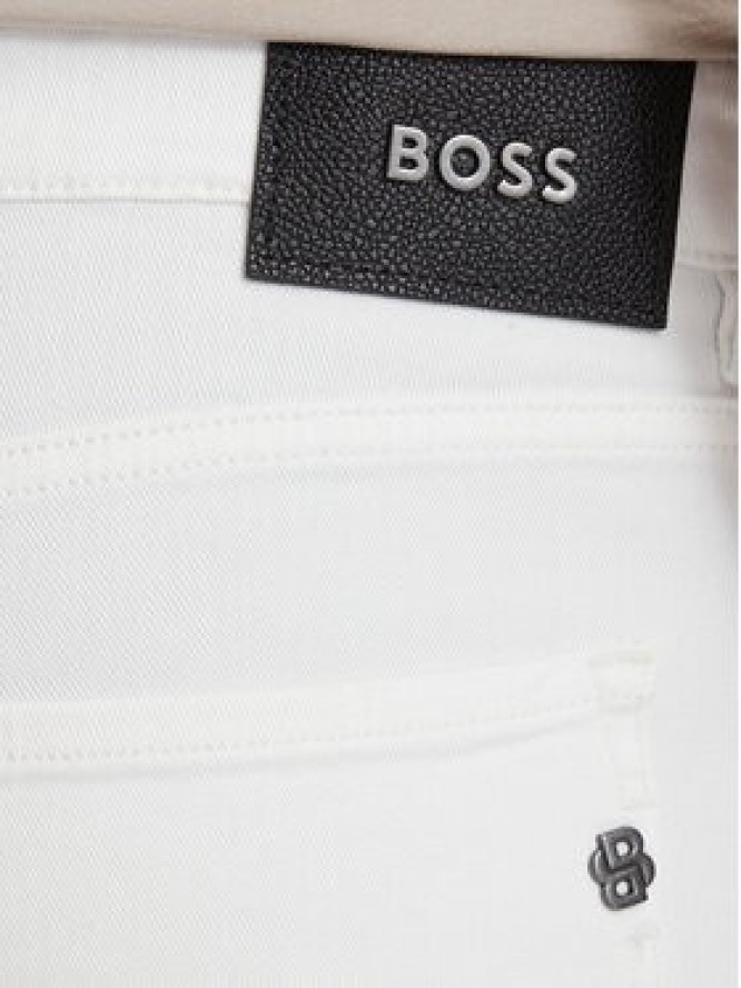 BOSS Jeansy H-Delaware 50561555 Biały Slim Fit