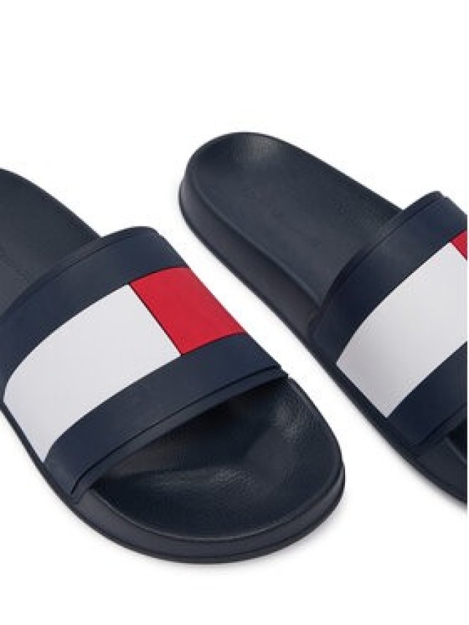 Tommy Hilfiger Klapki Core Hilfiger Flag Pool Slide FM0FM05798 Niebieski