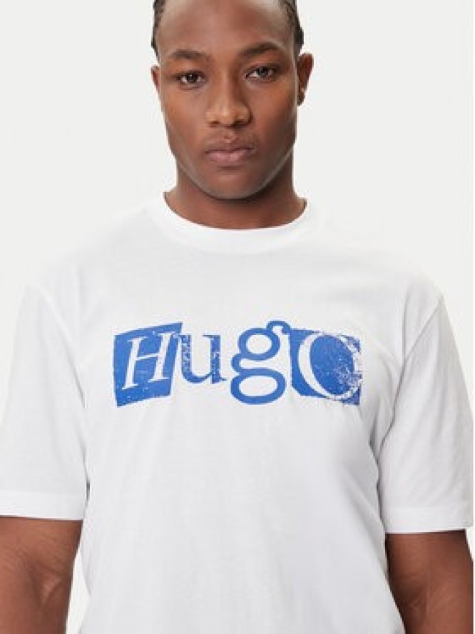 HUGO T-Shirt Nugix 50543485 Biały Regular Fit
