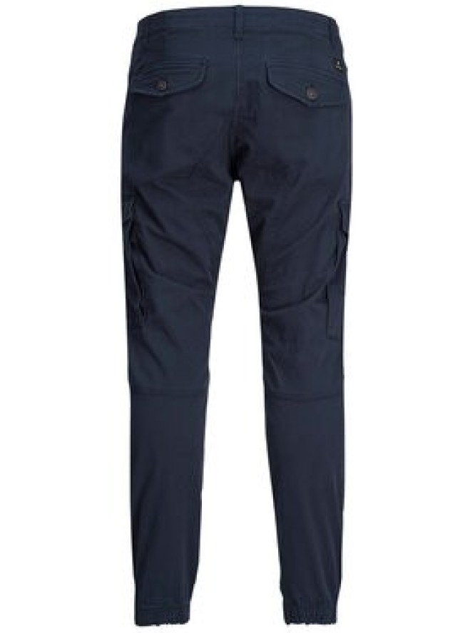 Jack & Jones Spodnie materiałowe Paul 12169582 Granatowy Tapered Fit