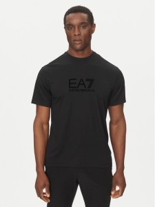 EA7 Emporio Armani T-Shirt 7M000092 AF13870 UC001 Czarny Regular Fit
