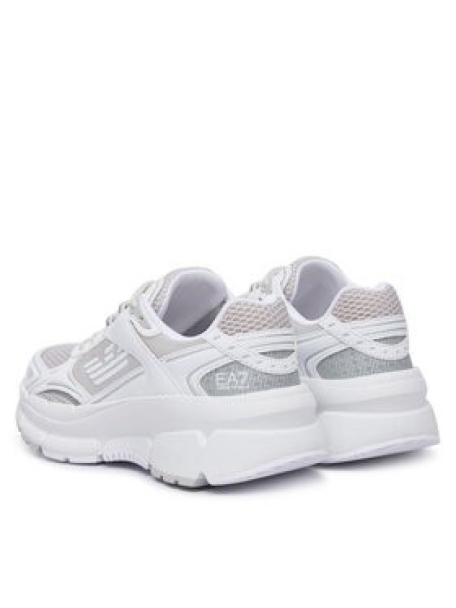 EA7 Emporio Armani Sneakersy 7X000663 AF23619 MZ203 Srebrny