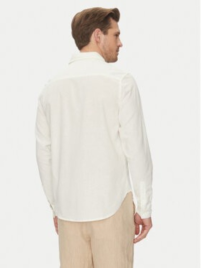 Blend Koszula 20718400 Biały Regular Fit