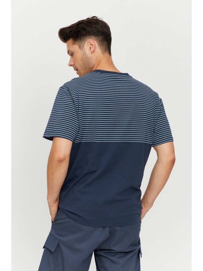 MAZINE Koszulka "Felton" w kolorze granatowym rozmiar: S