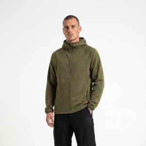 Męska kamizelka outdoor z wełną merino - Oliwkowy