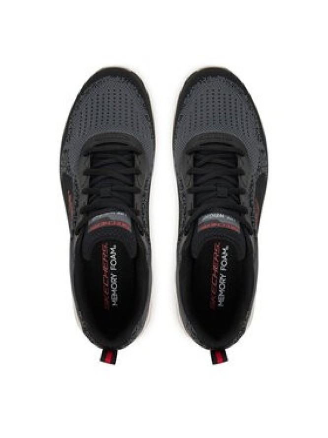 Skechers Sneakersy Track-Glendor 232699/BKRD Czarny