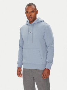 Tommy Hilfiger Bluza Logo MW0MW32673 Niebieski Regular Fit