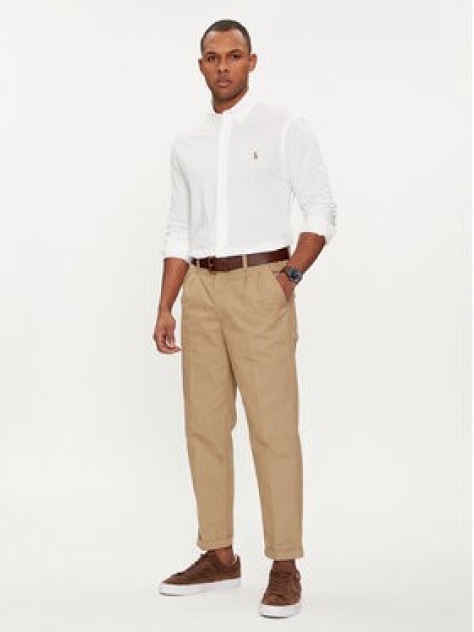 Polo Ralph Lauren Koszula 710932545002 Biały Custom Fit