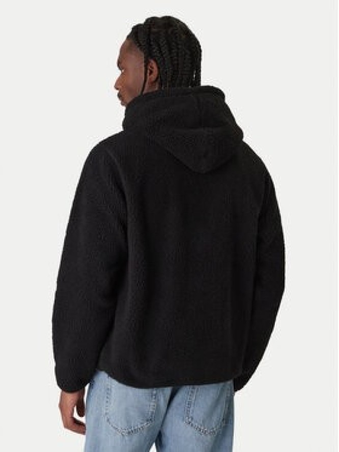 Jack & Jones Bluza Flare Teddy 12285678 Czarny Relaxed Fit