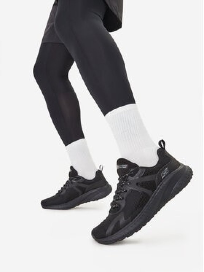 Skechers Sneakersy Bobs Squad Chaos-Elevated Drift 118034/BBK Czarny