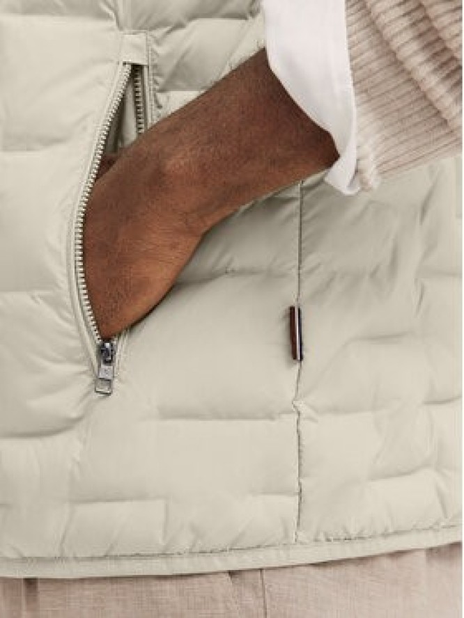 Bugatti Kamizelka 8800-75148C Écru Regular Fit