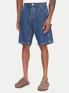 Jack & Jones Szorty jeansowe Alex 12273238 Granatowy Baggy Fit