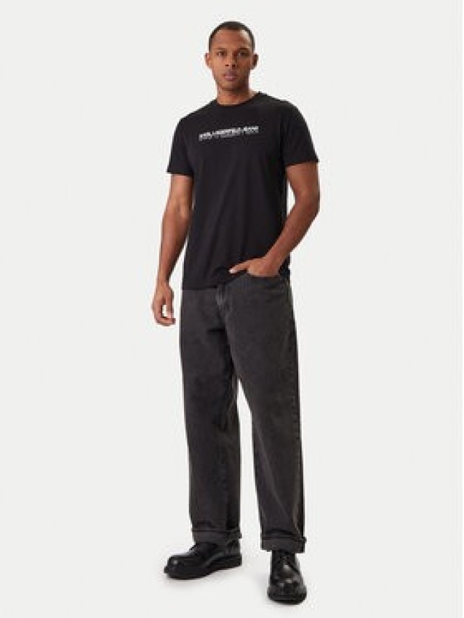 Karl Lagerfeld Jeans T-Shirt B1M17063 Czarny Regular Fit