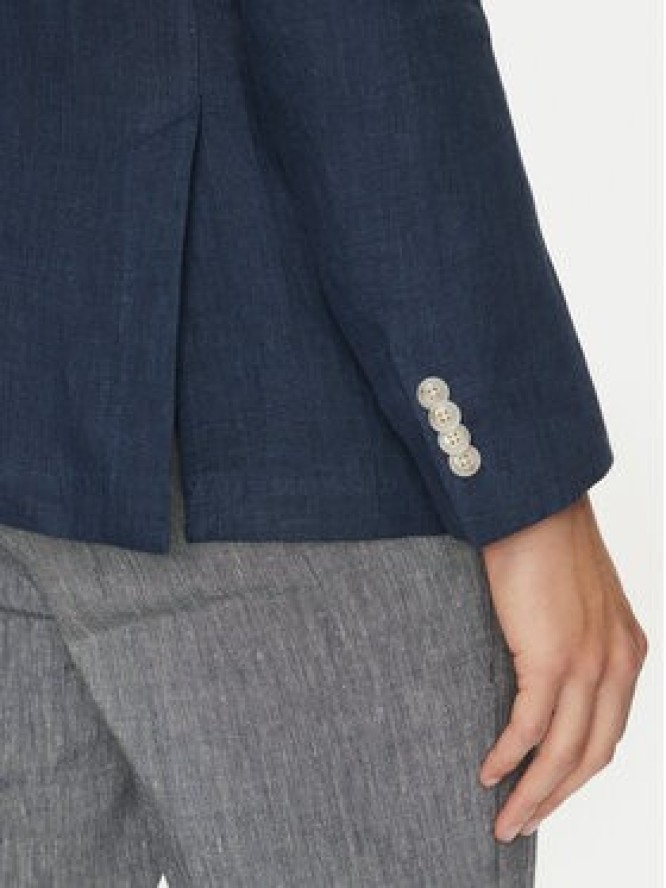 BOSS Marynarka C-Huge-Peak-252 50540516 Granatowy Slim Fit