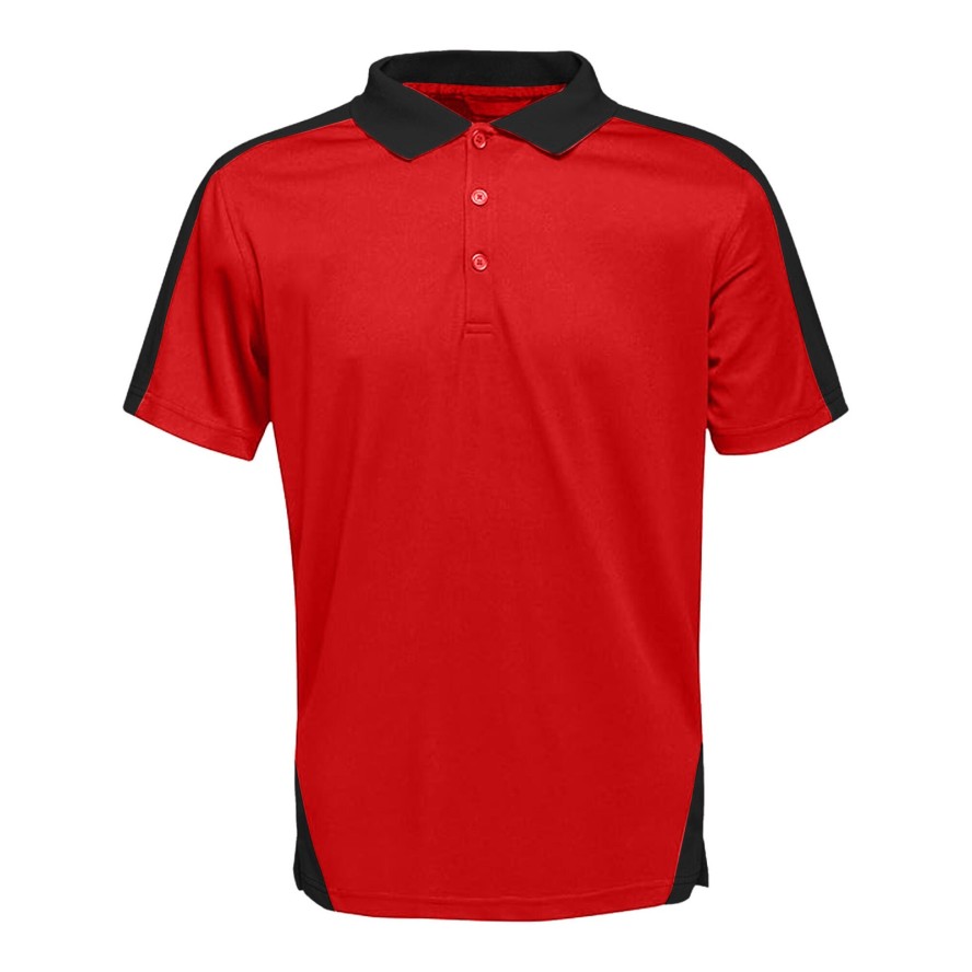 Koszulka Polo Męska Kontrastowa Coolweave