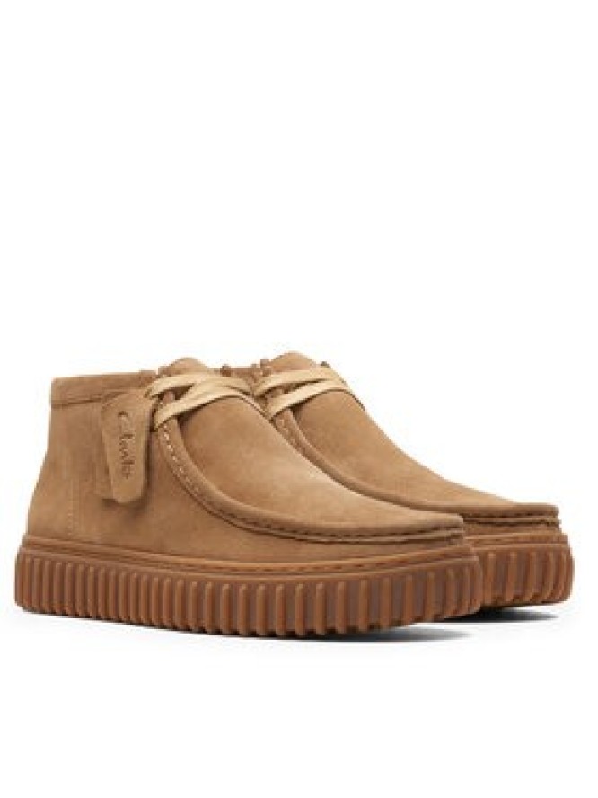 Clarks Trzewiki Torhill Hi 26173663 Brązowy