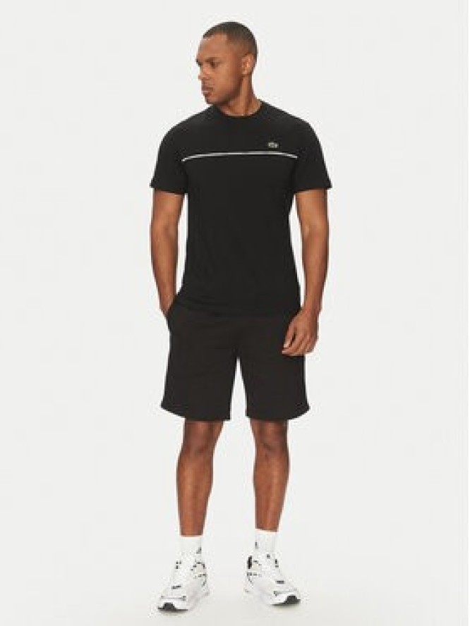 Lacoste T-Shirt TH9842 Czarny Regular Fit