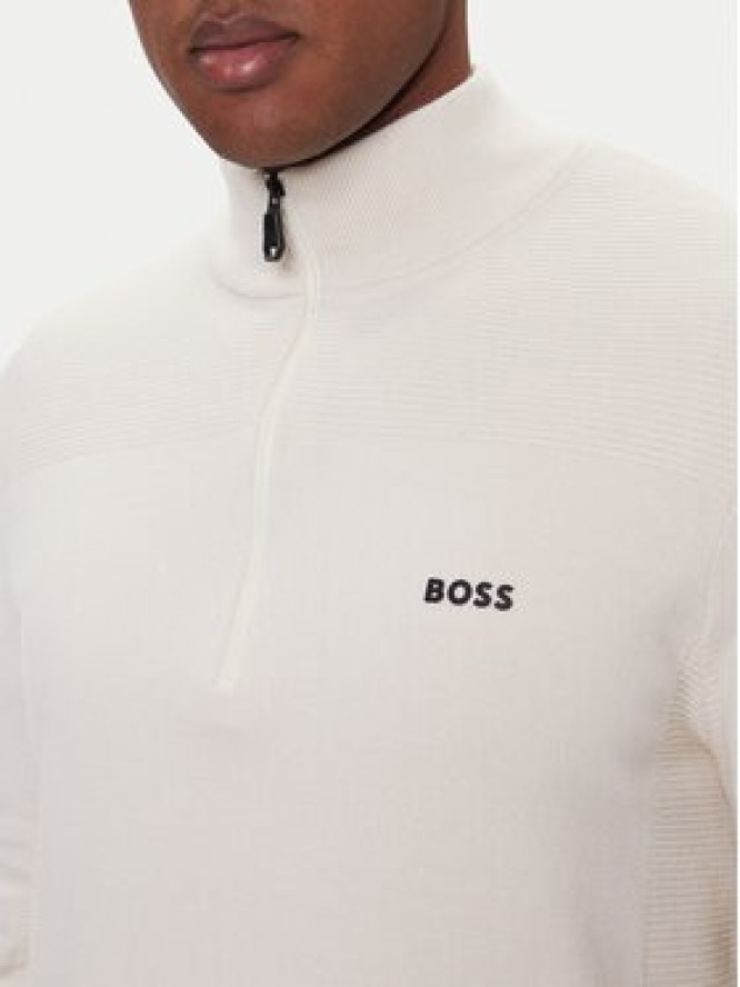 BOSS Sweter Momentum-X QZ 50547898 Écru Regular Fit