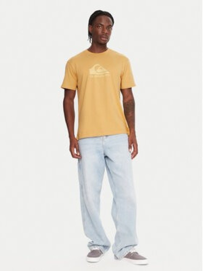 Quiksilver T-Shirt Ev Comp Logo EQYZT08182 Żółty Regular Fit