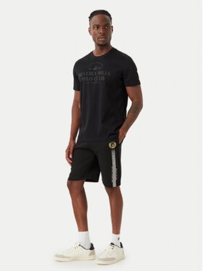 Beverly Hills Polo Club T-Shirt M1303 Czarny Regular Fit