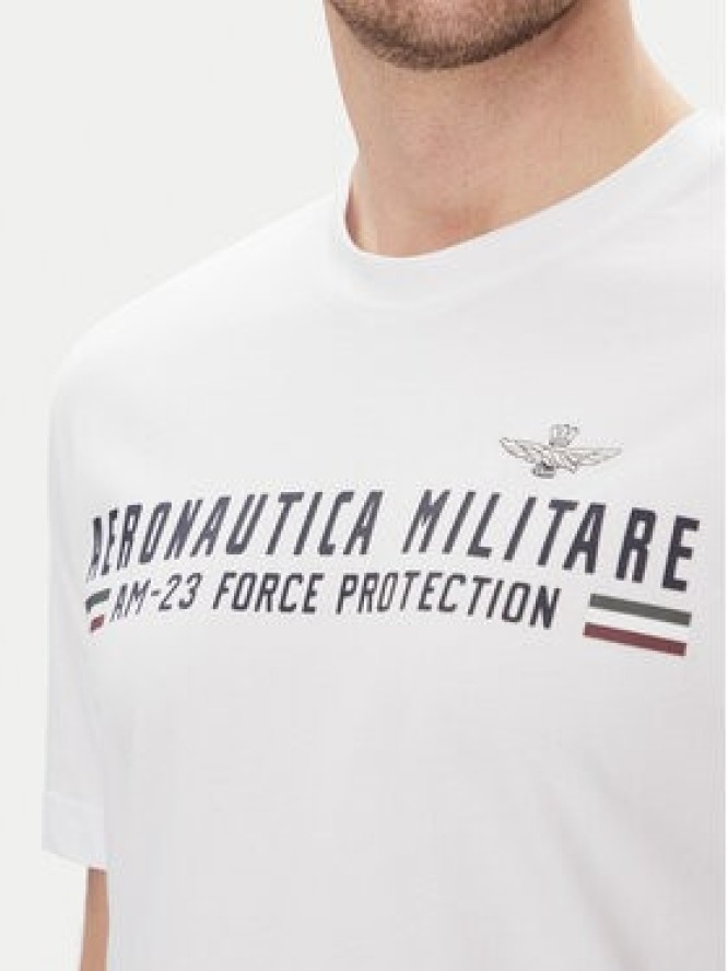 Aeronautica Militare T-Shirt 251TS1942J538 Biały Regular Fit