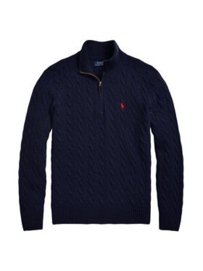 Polo Ralph Lauren Sweter 710876766002 Granatowy Regular Fit