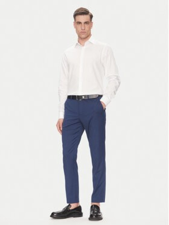 Calvin Klein Koszula LV019EU021 Biały Regular Fit