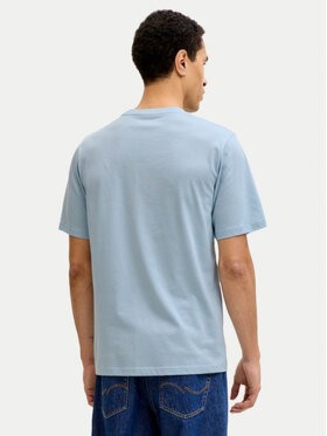 Jack & Jones T-Shirt Jjrain Tee Ss Crew Neck 12288097 Błękitny Regular Fit
