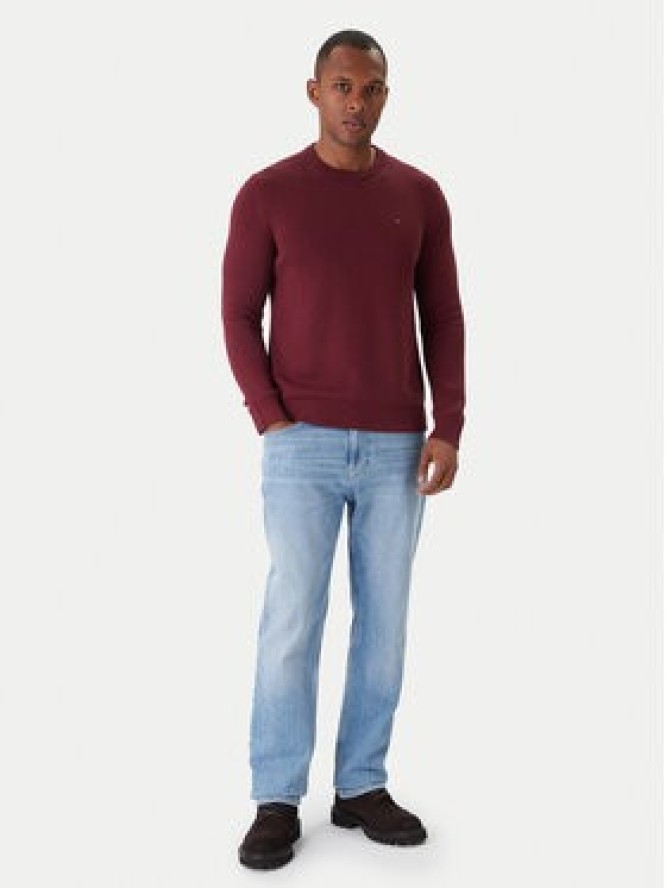 Tommy Jeans Sweter DM0DM21787 Bordowy Regular Fit