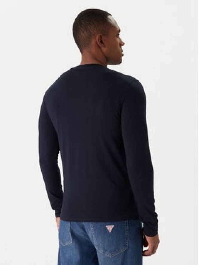 Guess Longsleeve M2YI28 J1314 Granatowy Slim Fit