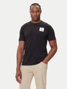 Calvin Klein Jeans T-Shirt Gradient Monogram LV04RC859G Czarny Regular Fit