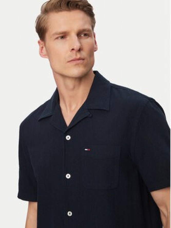 Tommy Jeans Koszula DM0DM23058 Granatowy Regular Fit