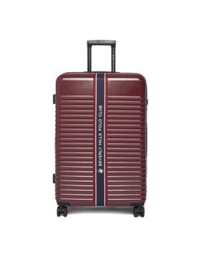 Beverly Hills Polo Club Walizka duża CEO-BHPC-L-007-08-BURGUNDY Bordowy